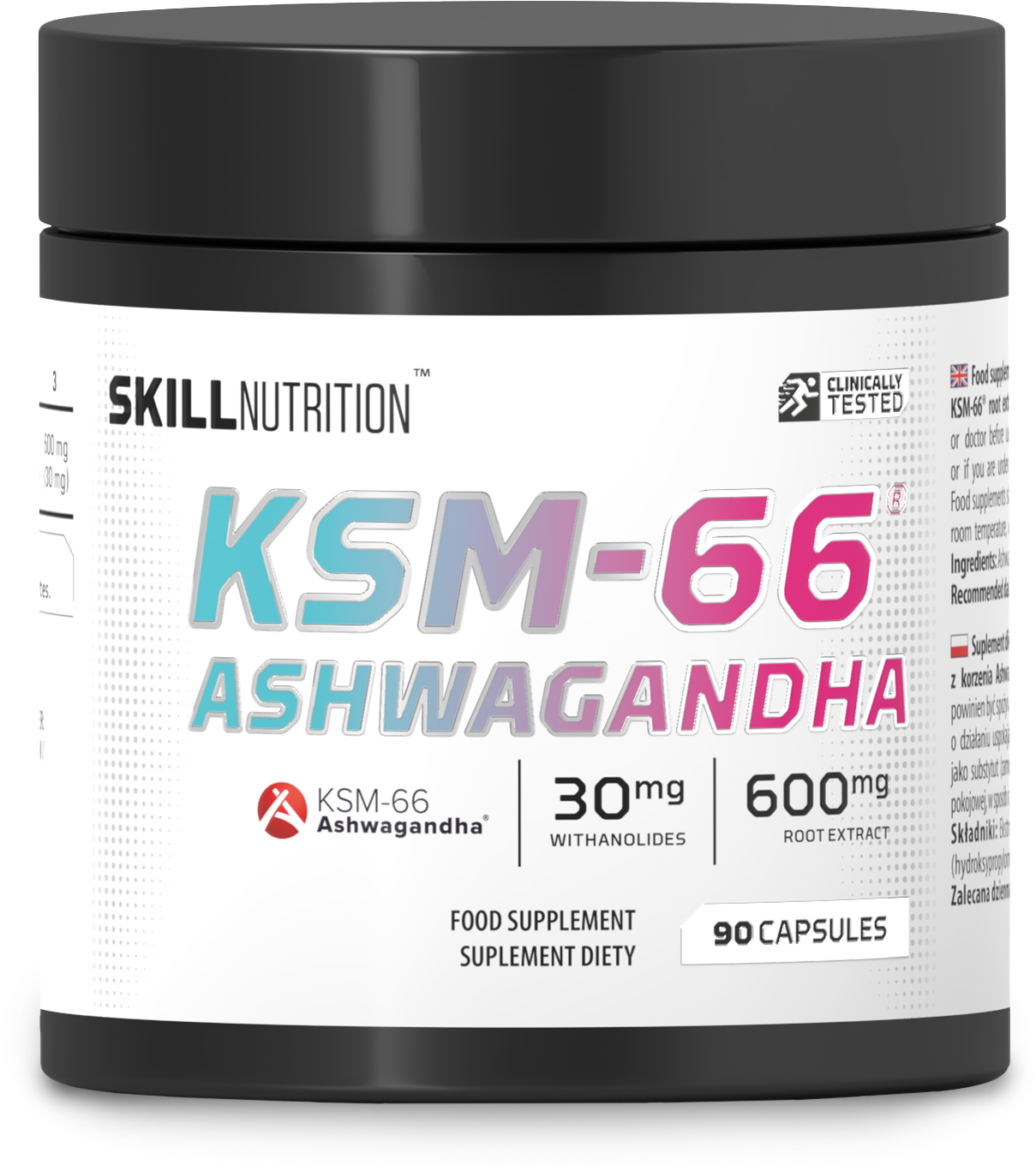 KSM-66 Ashwagandha  - 90 vegan caps - Skill Nutrition