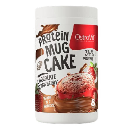 Bolo de Caneca Proteico, Chocolate e Morango - 360 gramas - OstroVit