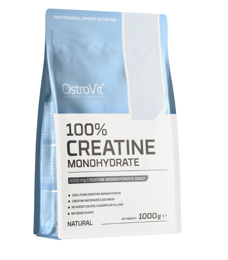 100% Creatina Monohidratada, Natural - 1000 gramas - OstroVit