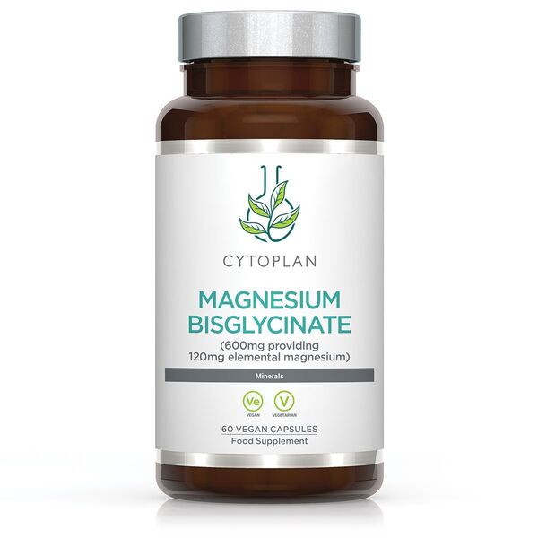 Bisglicinato de Magnésio - 60 cápsulas vegetais - Cytoplan