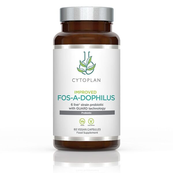 Probiótico Fos-A-Dophilus - 60 cápsulas vegetais - Cytoplan
