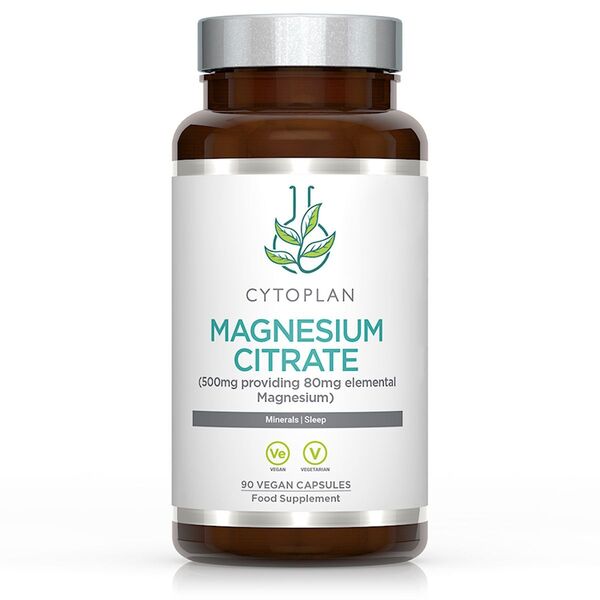 Citrato de Magnésio - 90 cápsulas vegetais - Cytoplan