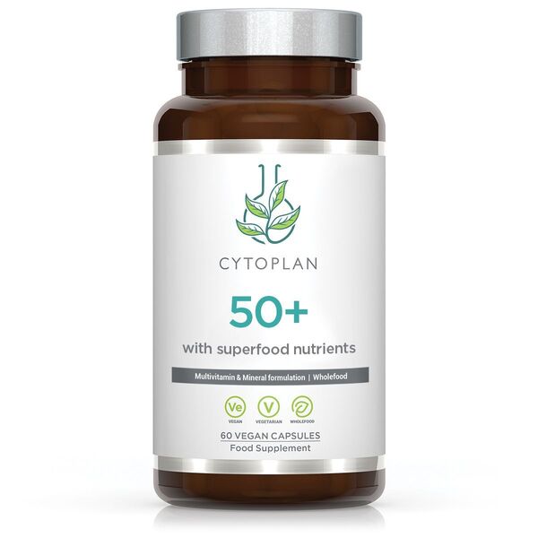 50+ Multivitamínico - 60 cápsulas vegetais - Cytoplan