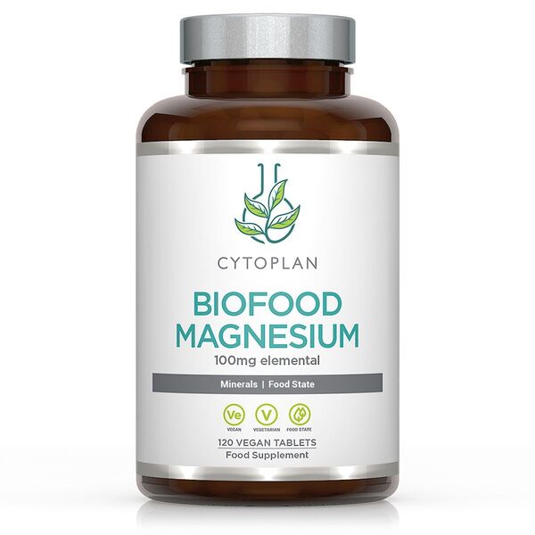 Biofood Magnésio - 120 comprimidos veganos - Cytoplan
