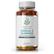 Gomas de Ômega 3 Infantil, Morango e Laranja - 60 gomas - Cytoplan