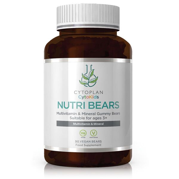 Nutri Bears Infantil, Morango - 90 gomas - Cytoplan