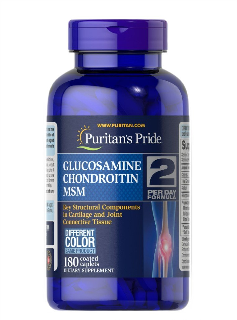Glucosamina Condroitina MSM - 180 comprimidos revestidos - Puritan's Pride