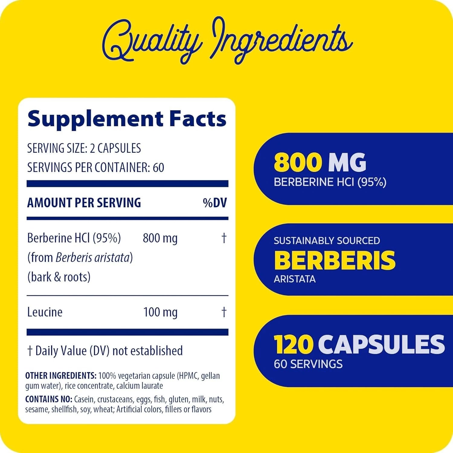 Berberina - 120 cápsulas - Enzymedica