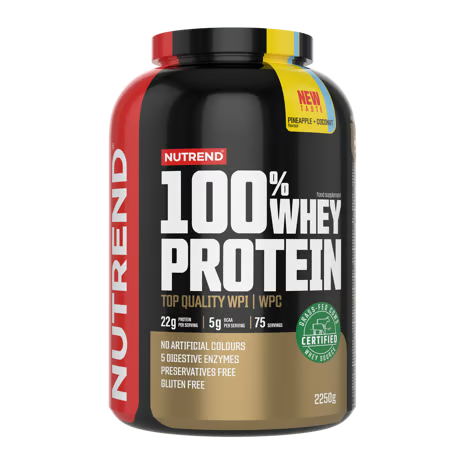 100% Whey Protein, Abacaxi + Coco, 2250 gramas, Nutrend