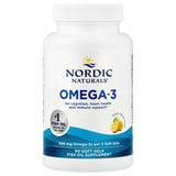 Ômega-3 - 690mg Limão - 60 cápsulas gelatinosas, Nordic Naturals