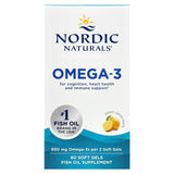Ômega-3 - 690mg Limão - 60 cápsulas gelatinosas, Nordic Naturals