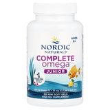 Complete Omega Junior, 6 anos ou mais, Limão, 90 mini cápsulas gelatinosas, Nordic Naturals