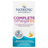 Ômega-D3 completo - 565 mg Limão - 120 cápsulas gelatinosas, Nordic Naturals