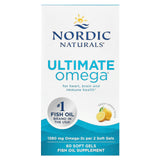 Ultimate Omega - 1280mg Limão - 60 cápsulas gelatinosas, Nordic Naturals