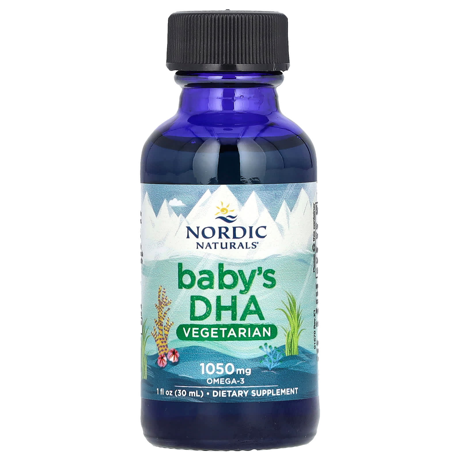 DHA Vegetariano para Bebês, 1050mg - 30 ml., Nordic Naturals