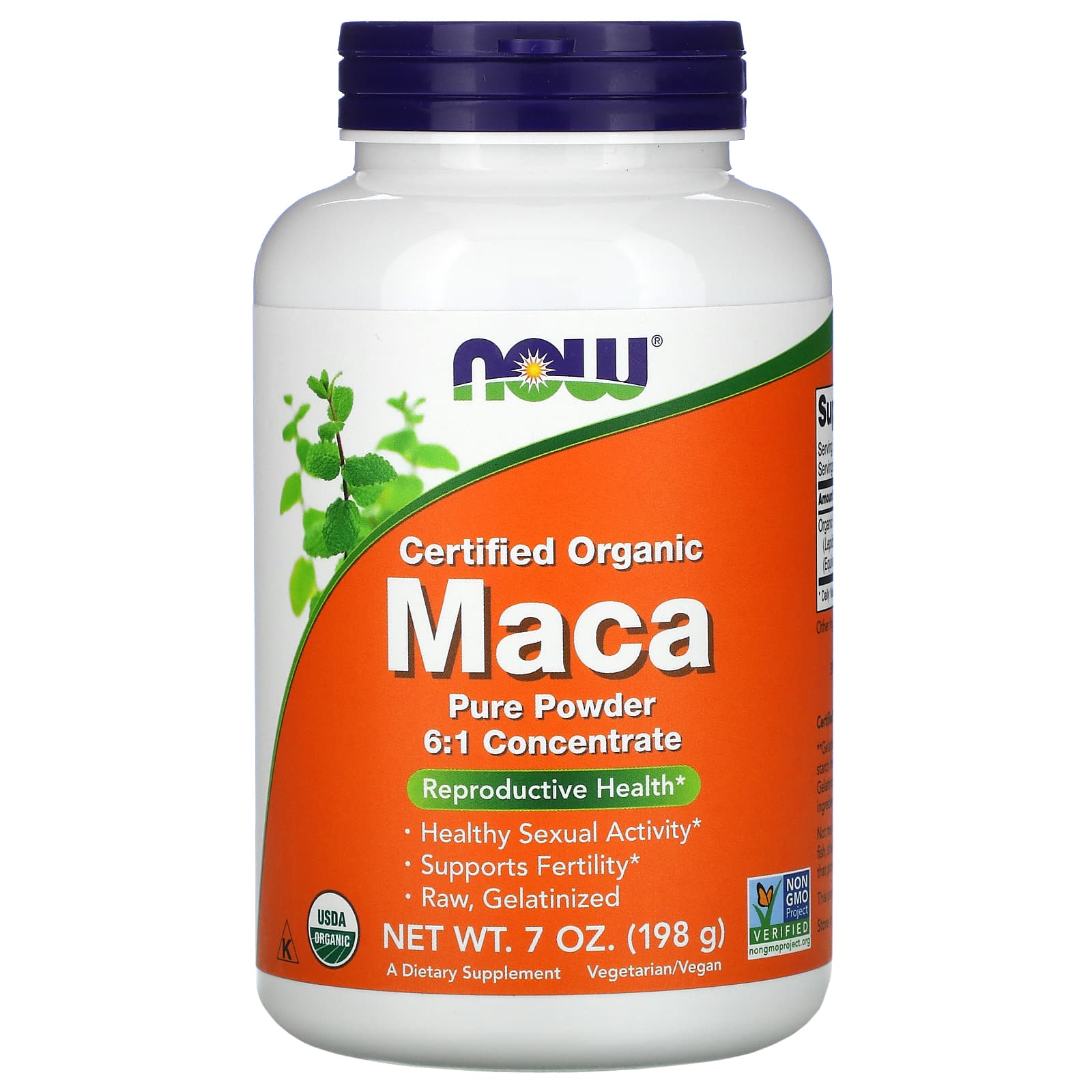 Maca 6:1 Concentrado - Pó Puro, 198 gramas, Now Foods
