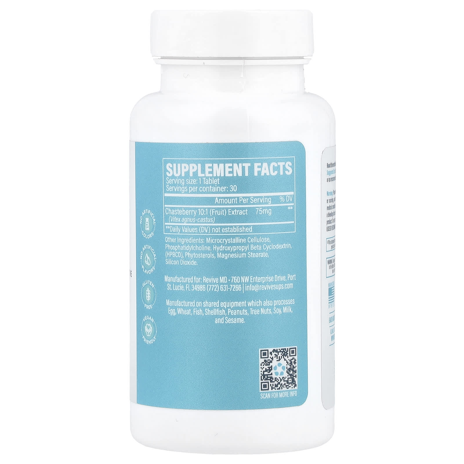 Chasteberry Lipossomal - 30 comprimidos - Revive