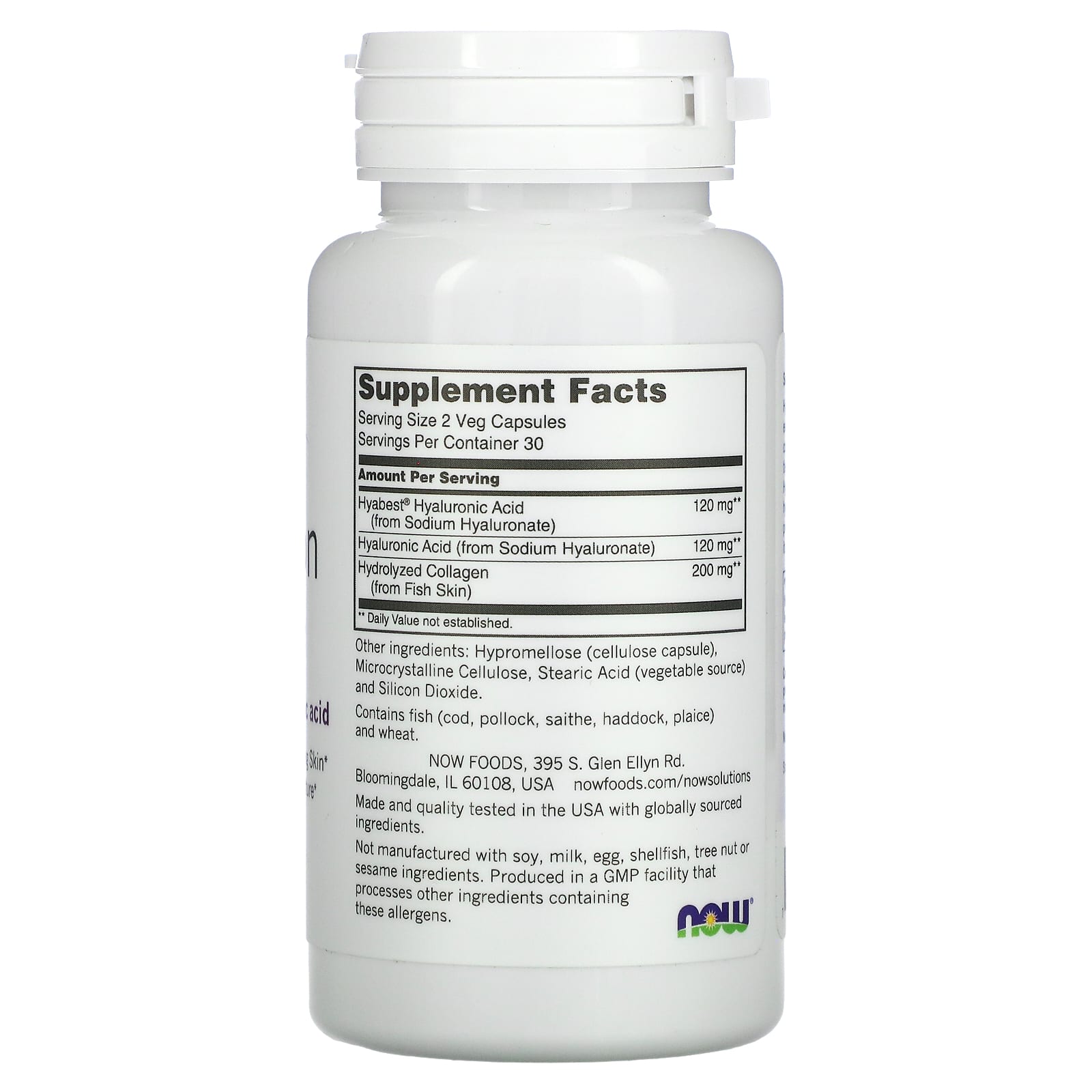 Resgate de Hidratação, 60 vcaps, Now Foods