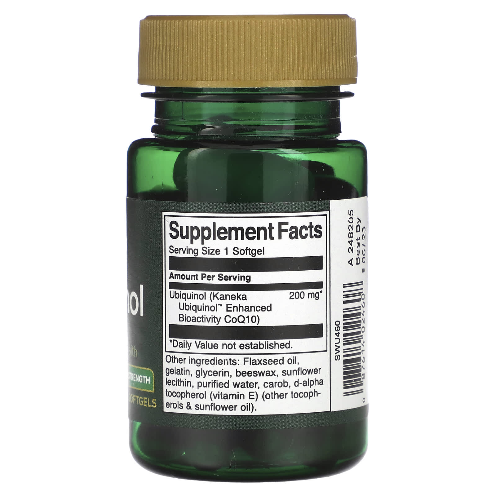 Ubiquinol - 200mg, 30 softgels, Swanson