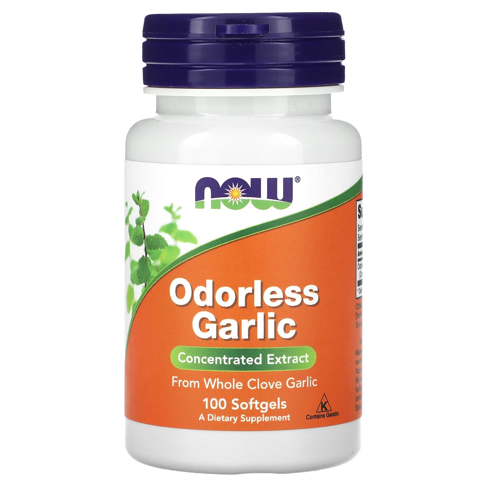 Alho sem cheiro, 100 softgels, Now Foods