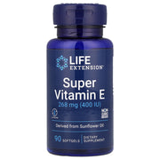 Super Vitamina E 268 mg, 90 Cápsulas, Life Extension