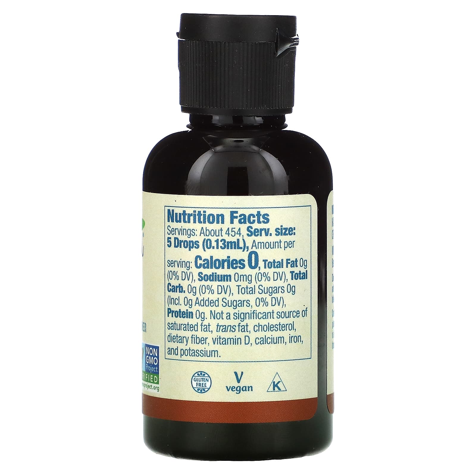 Better Stevia Liquid - Avelã, 59 ml., Now Foods