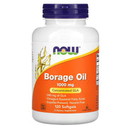 Óleo de borragem - 1000mg, 120 softgels, Now Foods