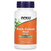 Raiz de Black Cohosh, 80mg, 90 vcaps, Now Foods