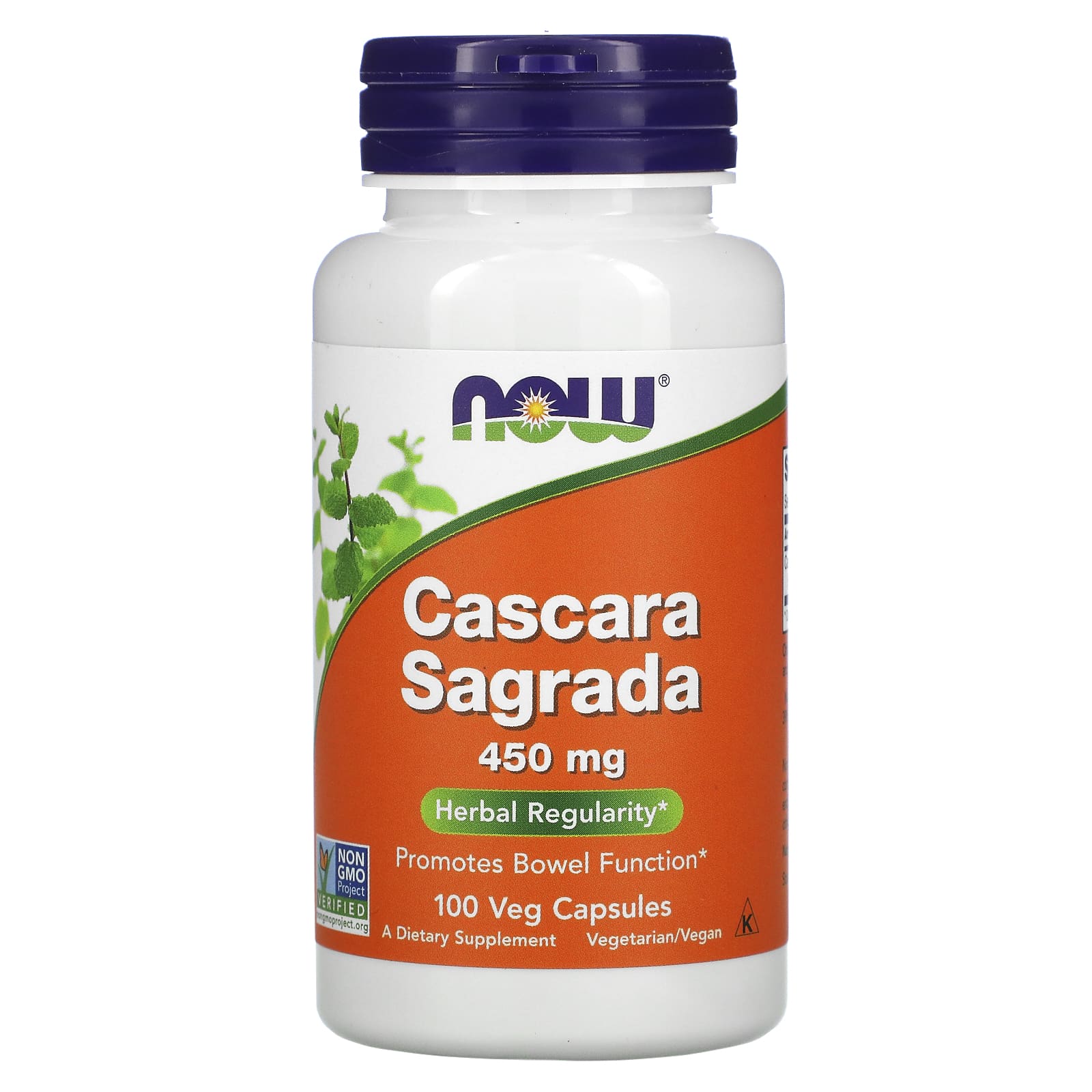 Cáscara Sagrada - 450mg, 100 vcaps, Now Foods