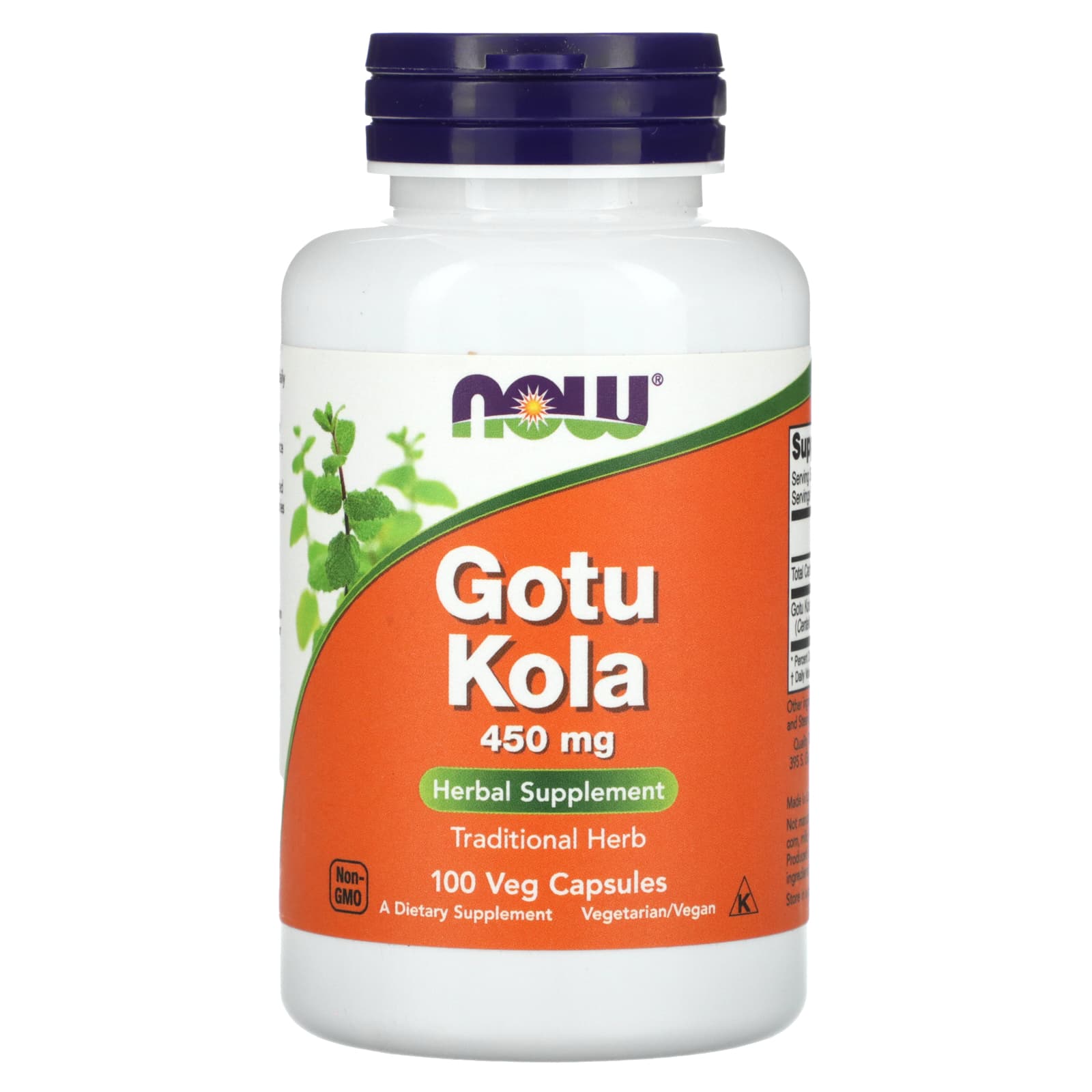 Gotu Kola, 450 mg, 100 vcaps, Now Foods