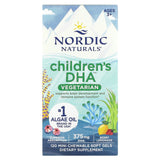 DHA Vegetariano Infantil, 375 mg, Limonada de Frutas Vermelhas - 120 comprimidos mastigáveis, Nordic Naturals