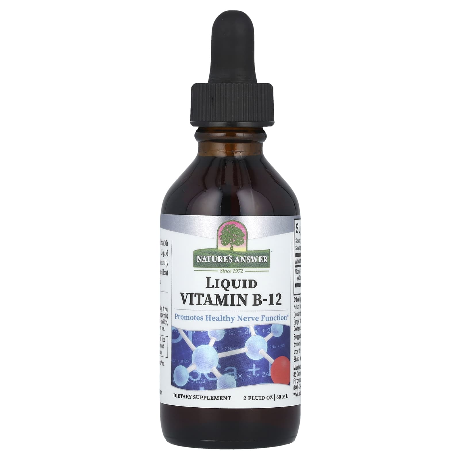 Vitamina B-12 líquida, 1000mcg - 60 ml. - Nature's Answer