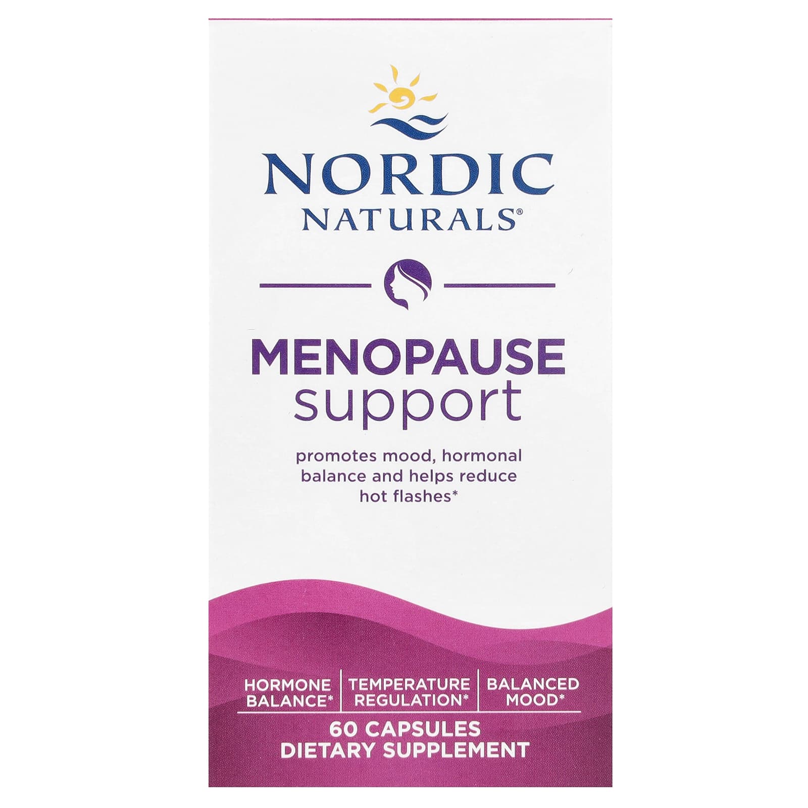 Suporte para Menopausa - 60 cápsulas, Nordic Naturals