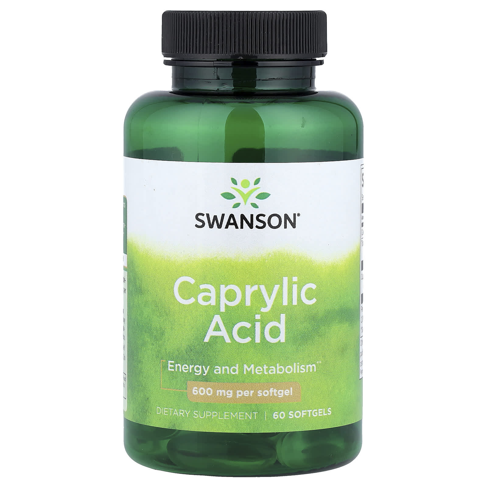 Ácido caprílico, 600mg