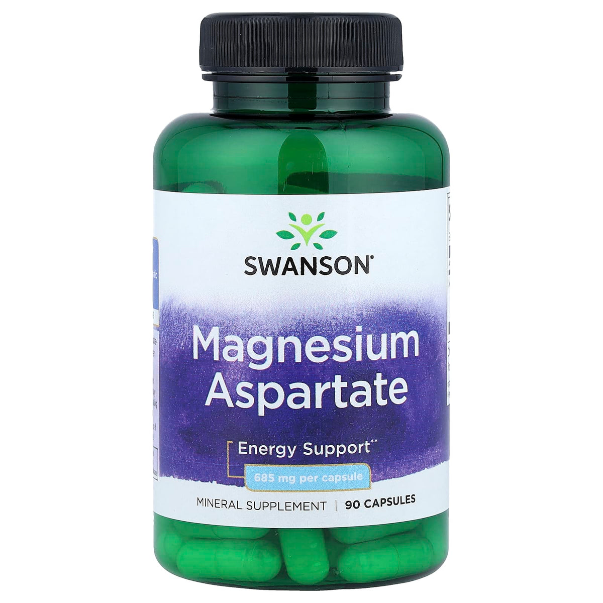 Aspartato de magnésio, 685 mg, 90 caps, Swanson