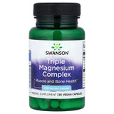 Complexo Triplo de Magnésio 400 mg, 30 Cápsulas, Swanson