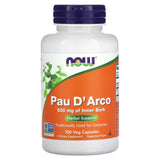 Pau D'Arco - 500mg, 100 vcaps, Now Foods