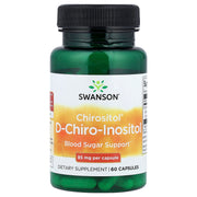 Chirositol D-Quiro-Inositol 85 mg, 60 cápsulas, Swanson