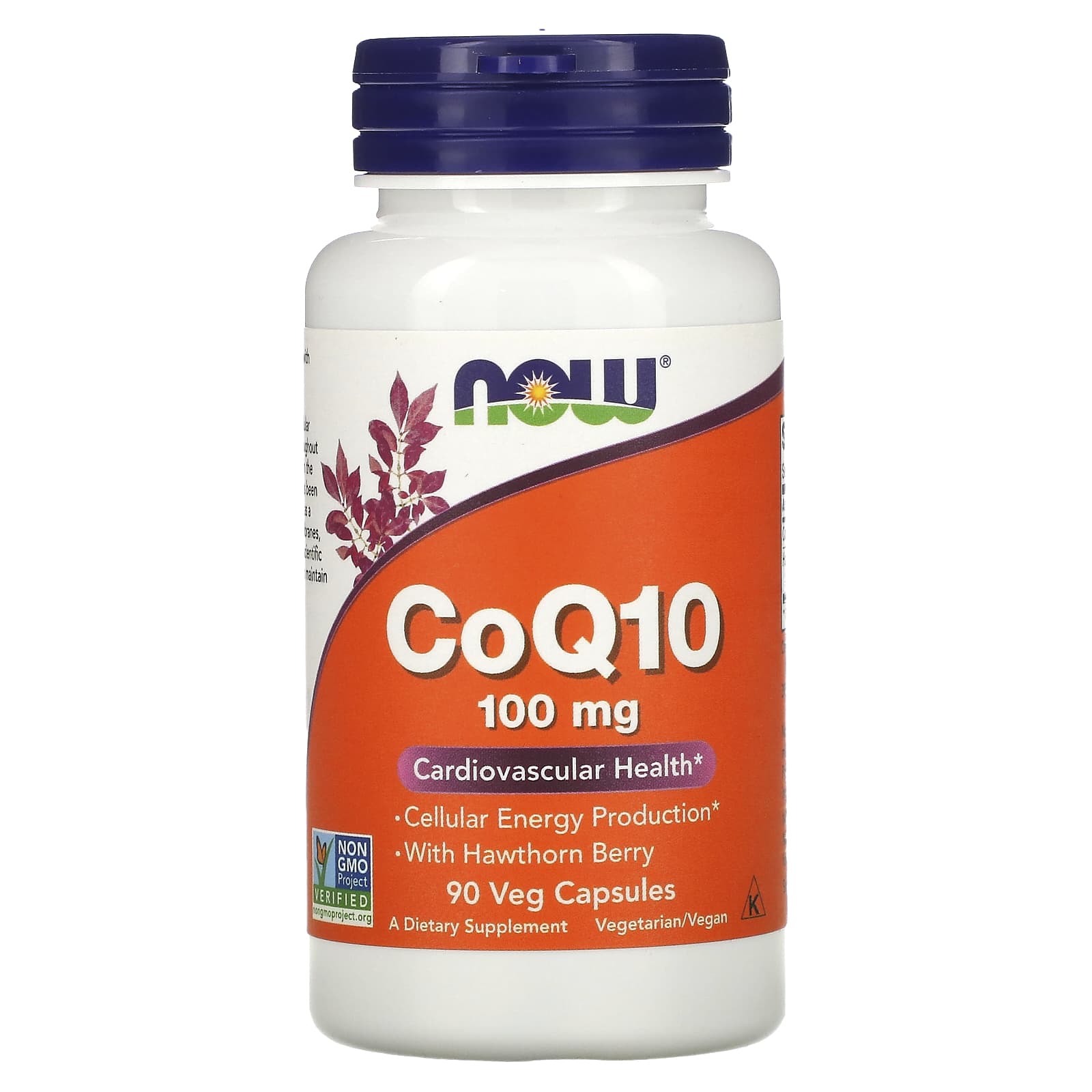 CoQ10 100 mg com espinheiro, 90 cápsulas vegetais, Now Foods