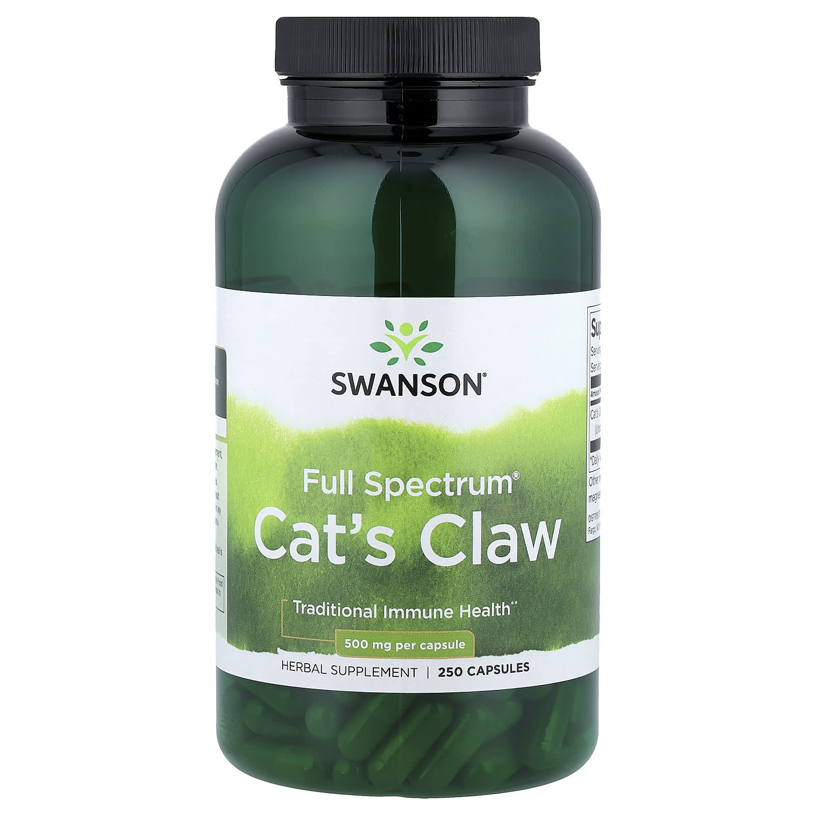 Garra de Gato 500 mg, 250 Cápsulas, Swanson