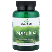 Espirulina orgânica certificada 500 mg, 180 comprimidos, Swanson