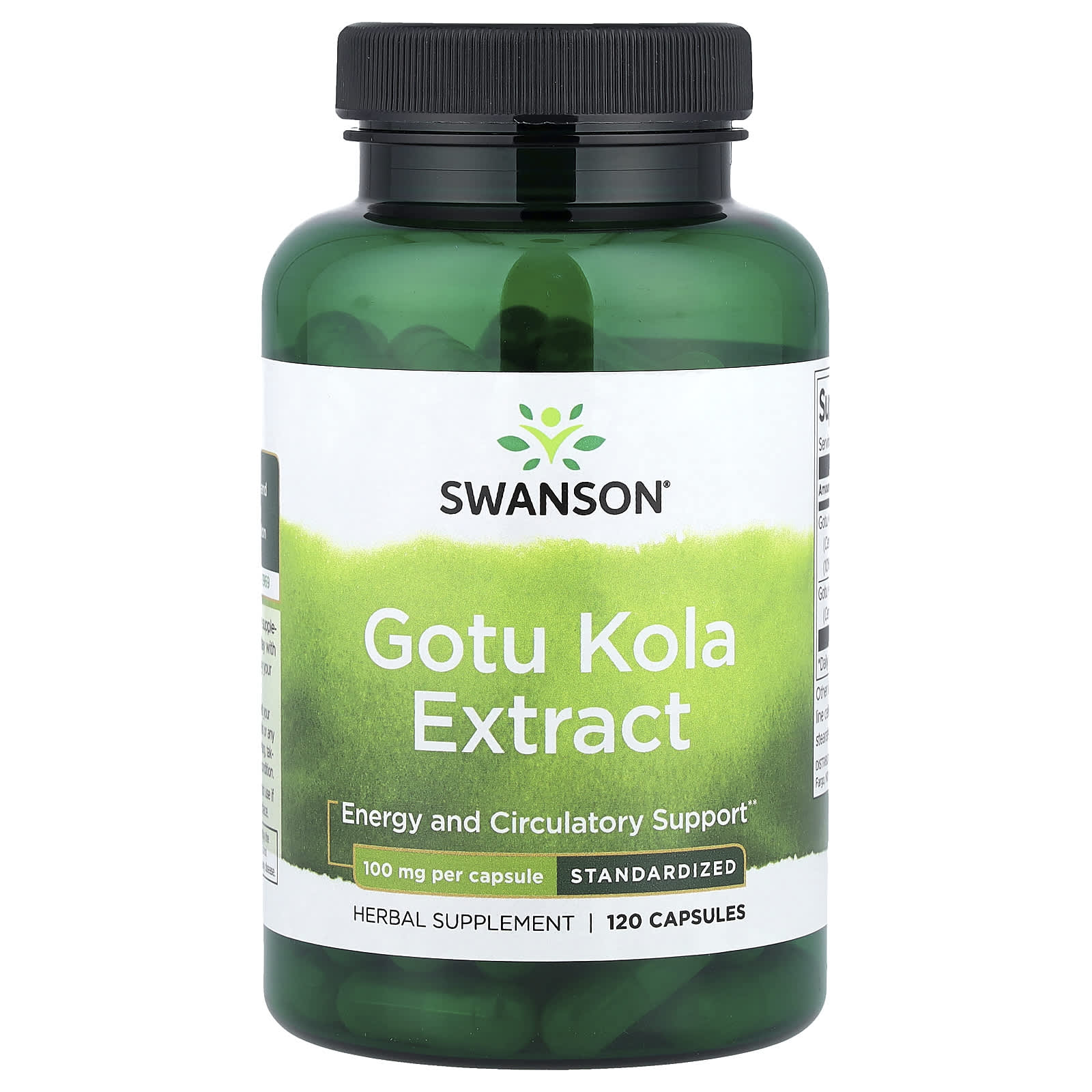 Extrato de Gotu Kola, 100mg