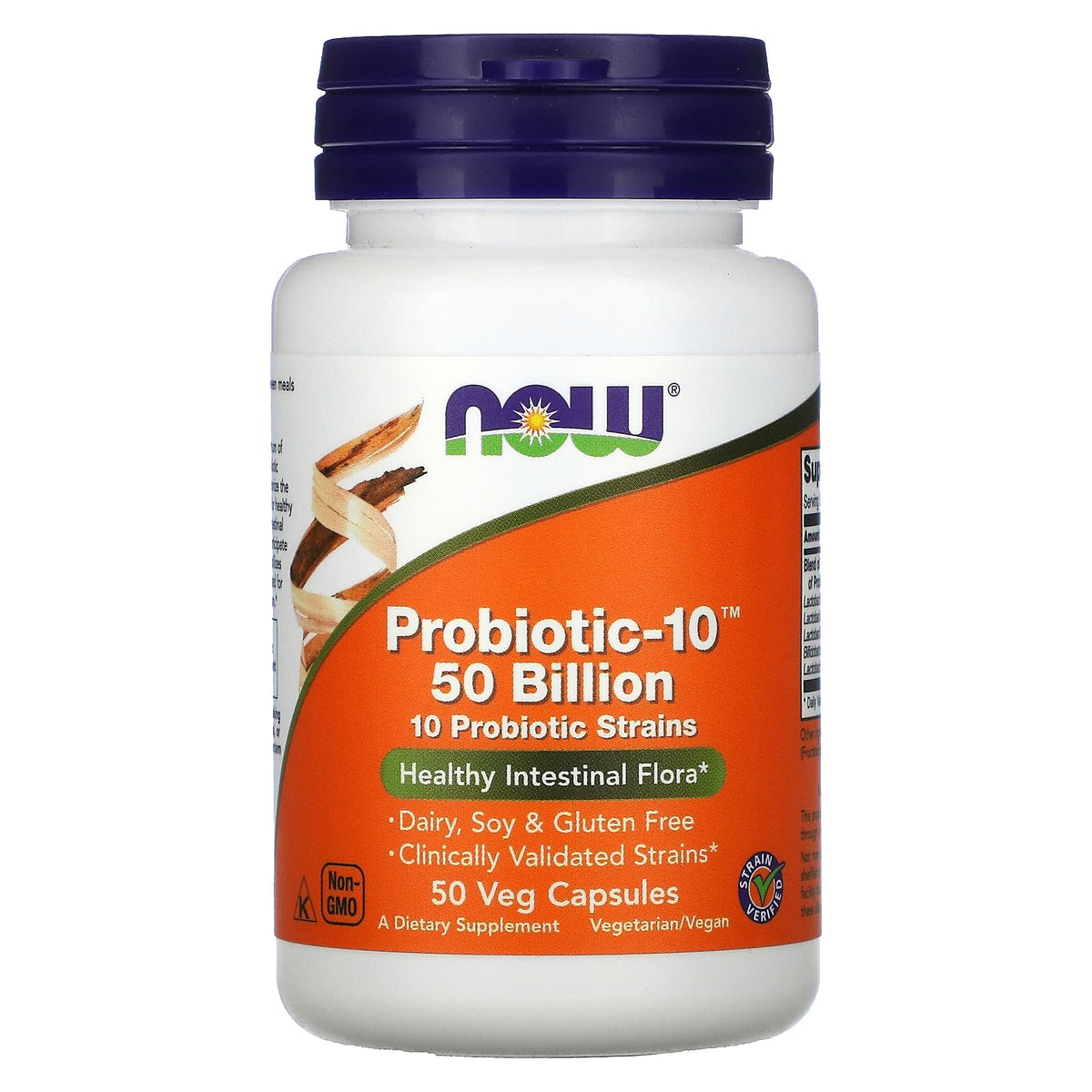 Probiótico-10 - 50 bilhões, 50 vcaps, Now Foods