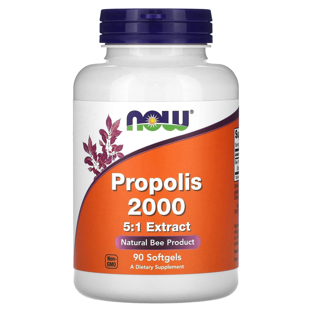 Extrato de Própolis 2000 5:1, 90 softgels, Now Foods