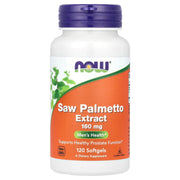 Extrato de Saw Palmetto - 160mg, 120 softgels, Now Foods