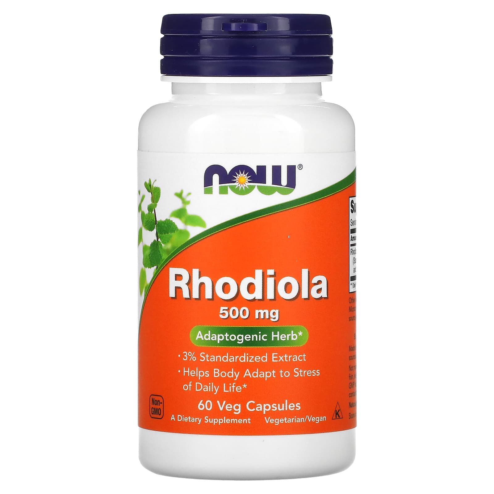 Rhodiola - 500mg, 60 vcaps, Now Foods