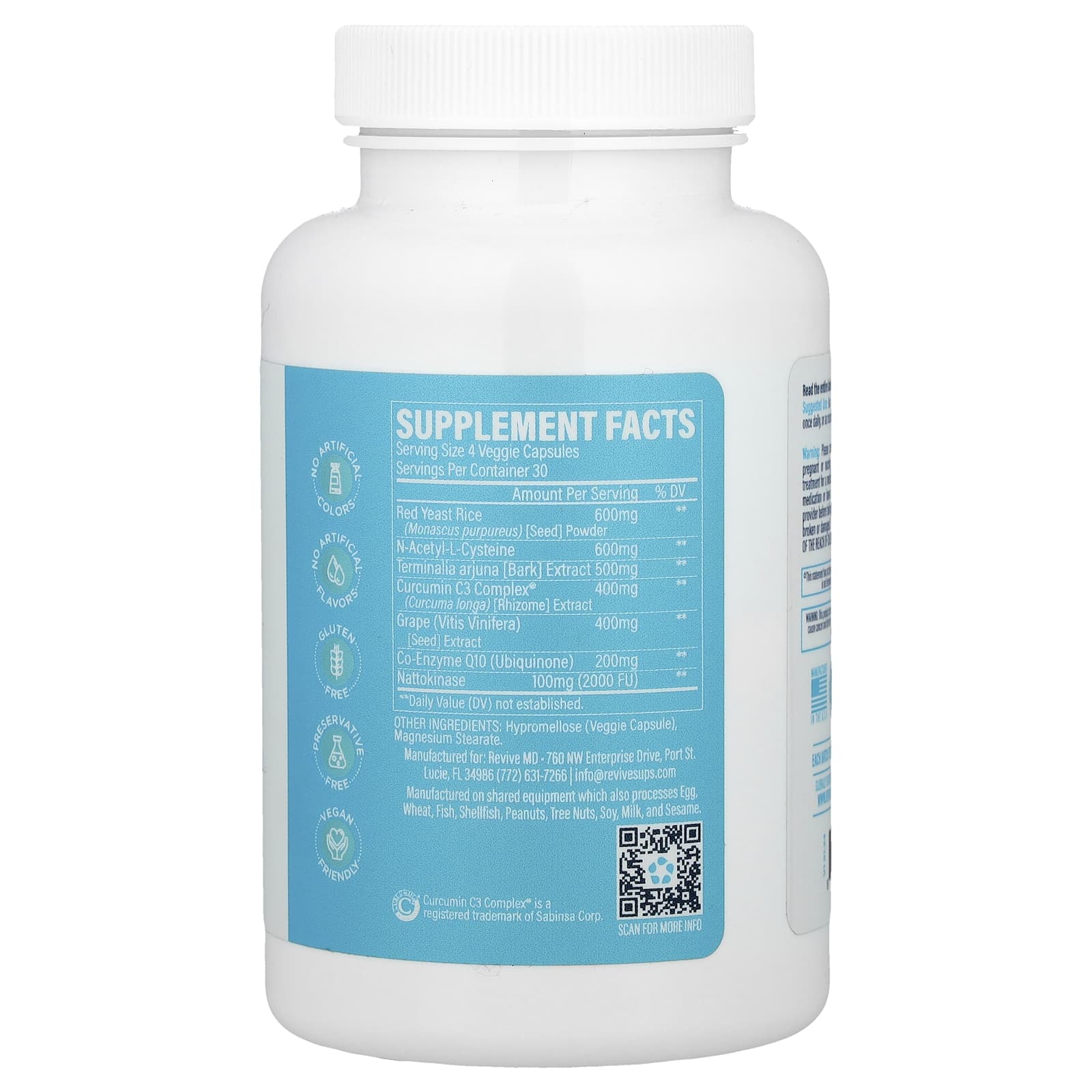 Complete Vital - 120 cápsulas vegetais - Revive