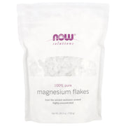 Flocos de magnésio 100% puro, 750 gramas, Now Foods