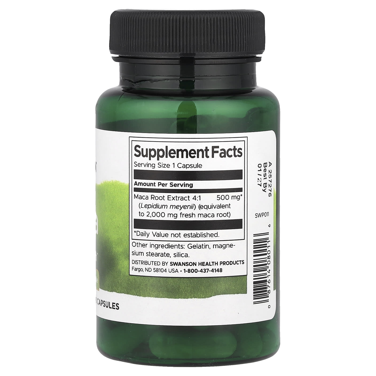 Extrato de Maca, 500mg, 60 caps, Swanson