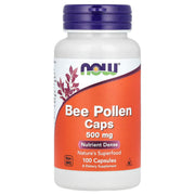 Pólen de abelha, 500mg, 100 caps, Now Foods